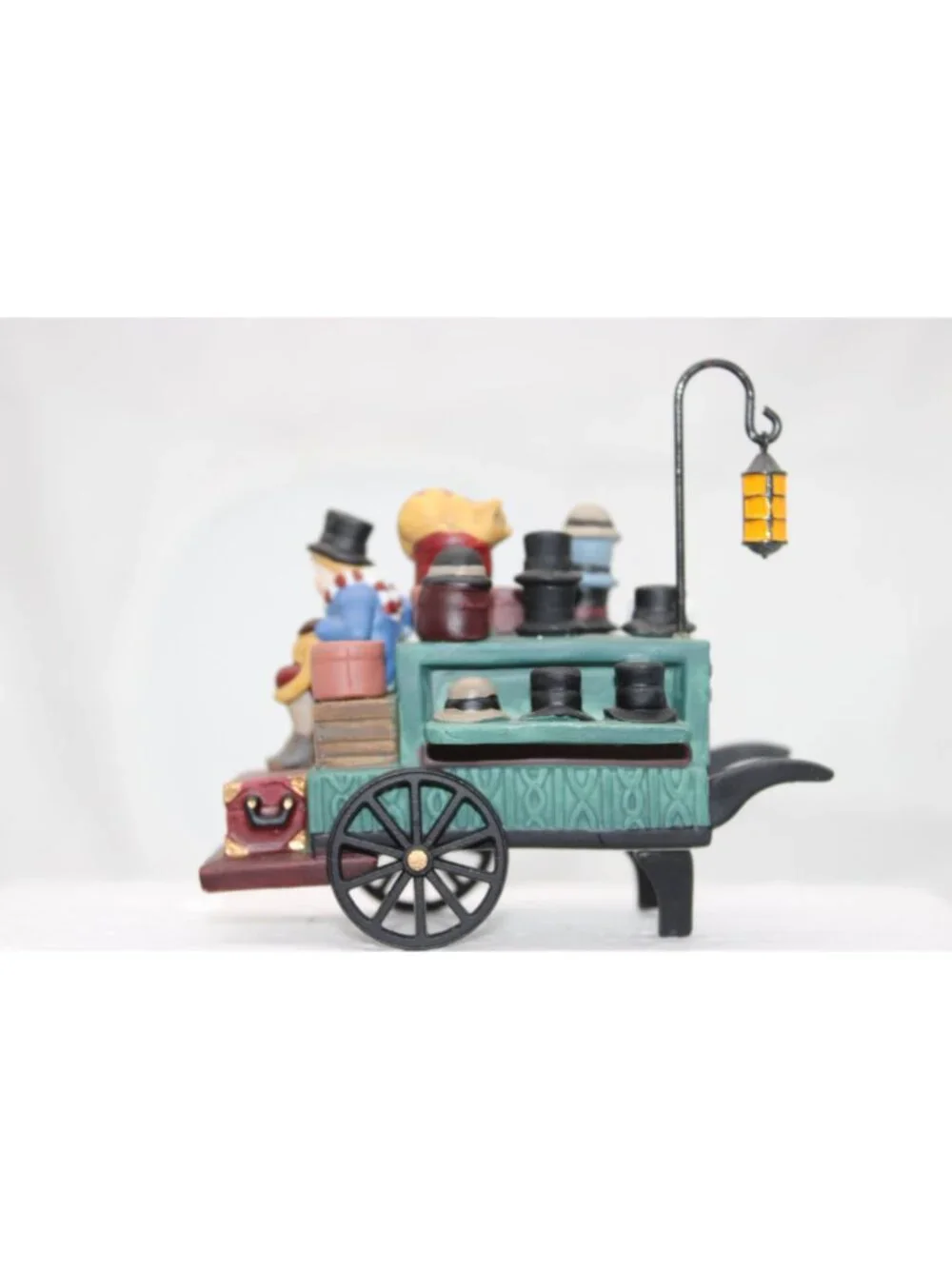 Dept 56 Dickens Village - Chelsea Market Hat Monger & Cart